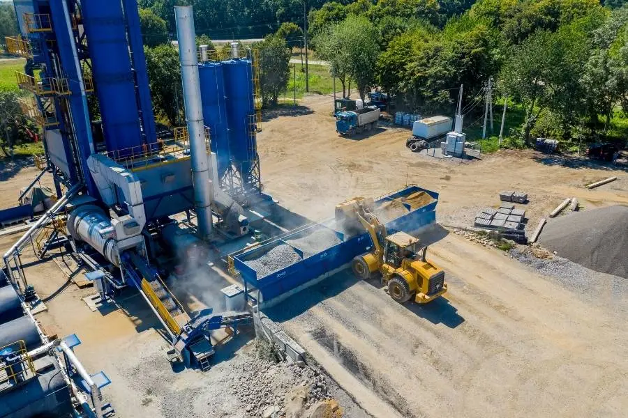 Technical specifications of asphalt plant with different production capacities