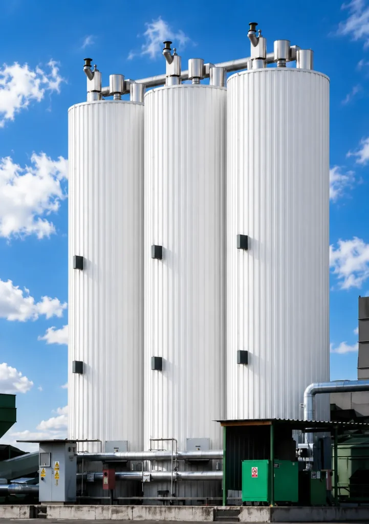Cuve à bitume électrique Cuve à bitume électrique équipée de résistances électriques pour le stockage et le maintien en température du bitume.