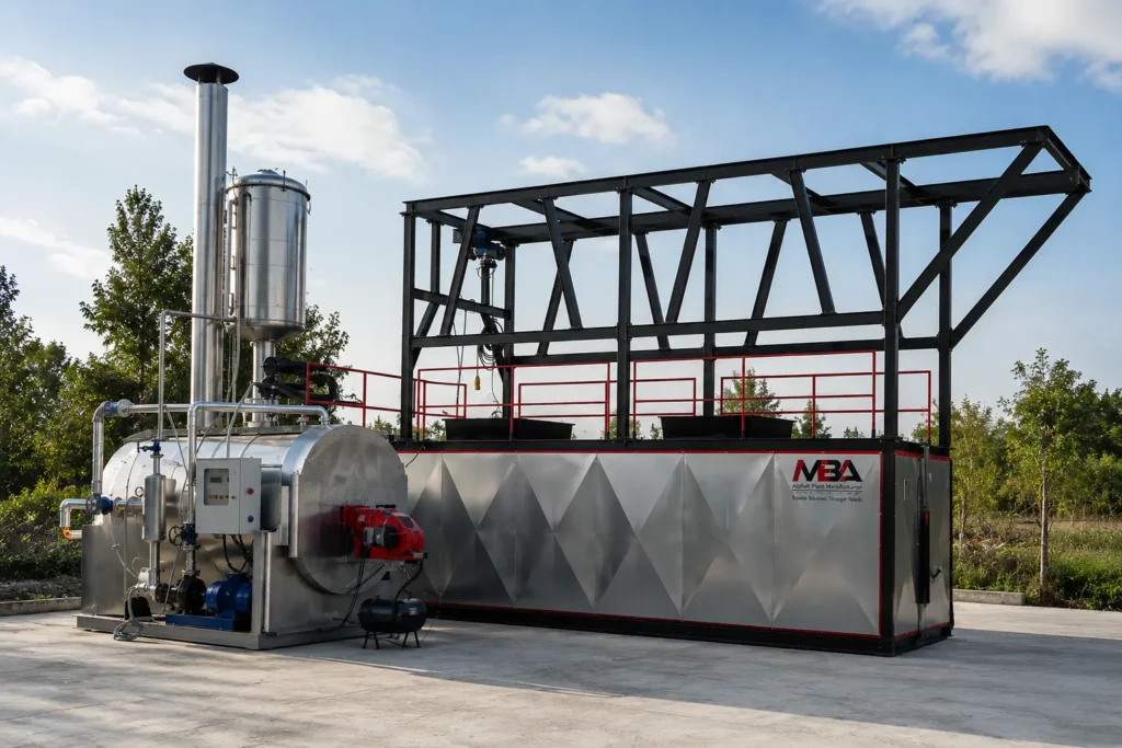 Big Bag Bitumen Decanter with thermal oil heated melting chamber