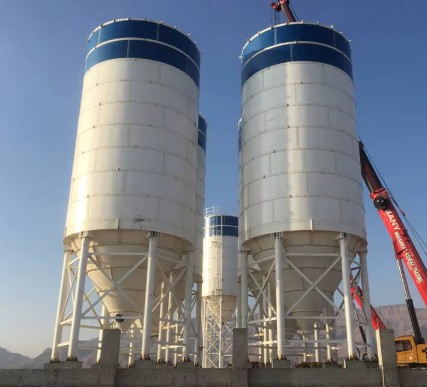 MBA Civatalı ve Monoblok Çimento Silosu yüksek kapasiteli çimento depolama sistemi